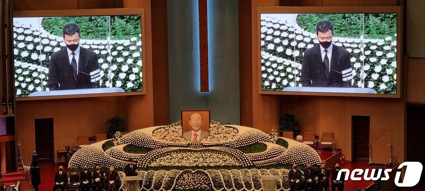 본문 이미지 - 故조용기목사 천국환송예배가 열린 18일 여의도순복음교회 대성전ⓒ 뉴스1