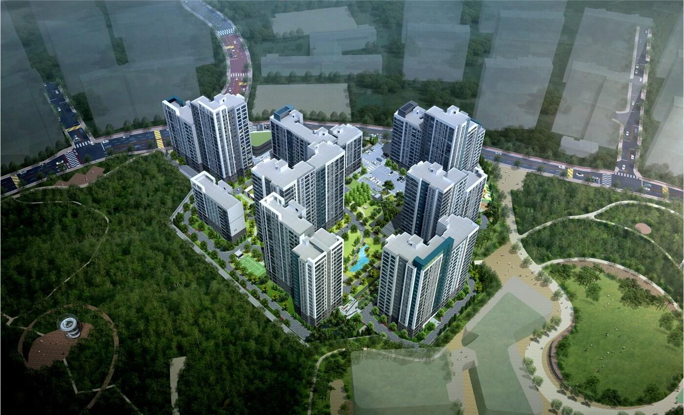 '태봉공원 푸르지오 파크몬트' 조감도(대우건설 제공) ⓒ 뉴스1