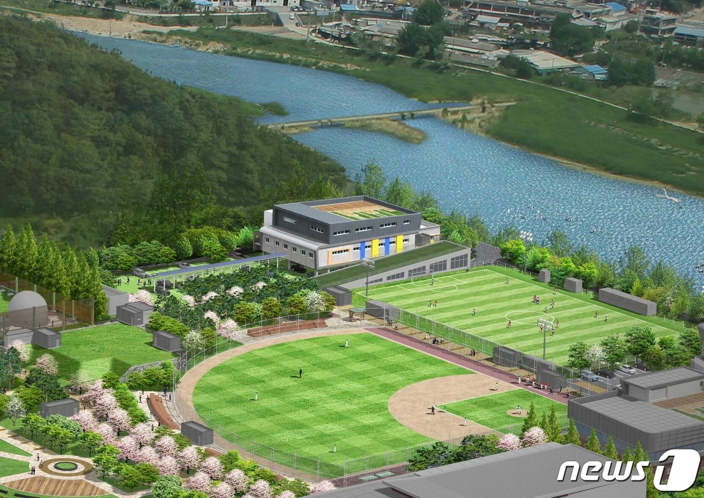 본문 이미지 - 용인시 포곡읍에 들어서는 종합환경교육센터 조감도.(용인시 제공) ⓒ News1  