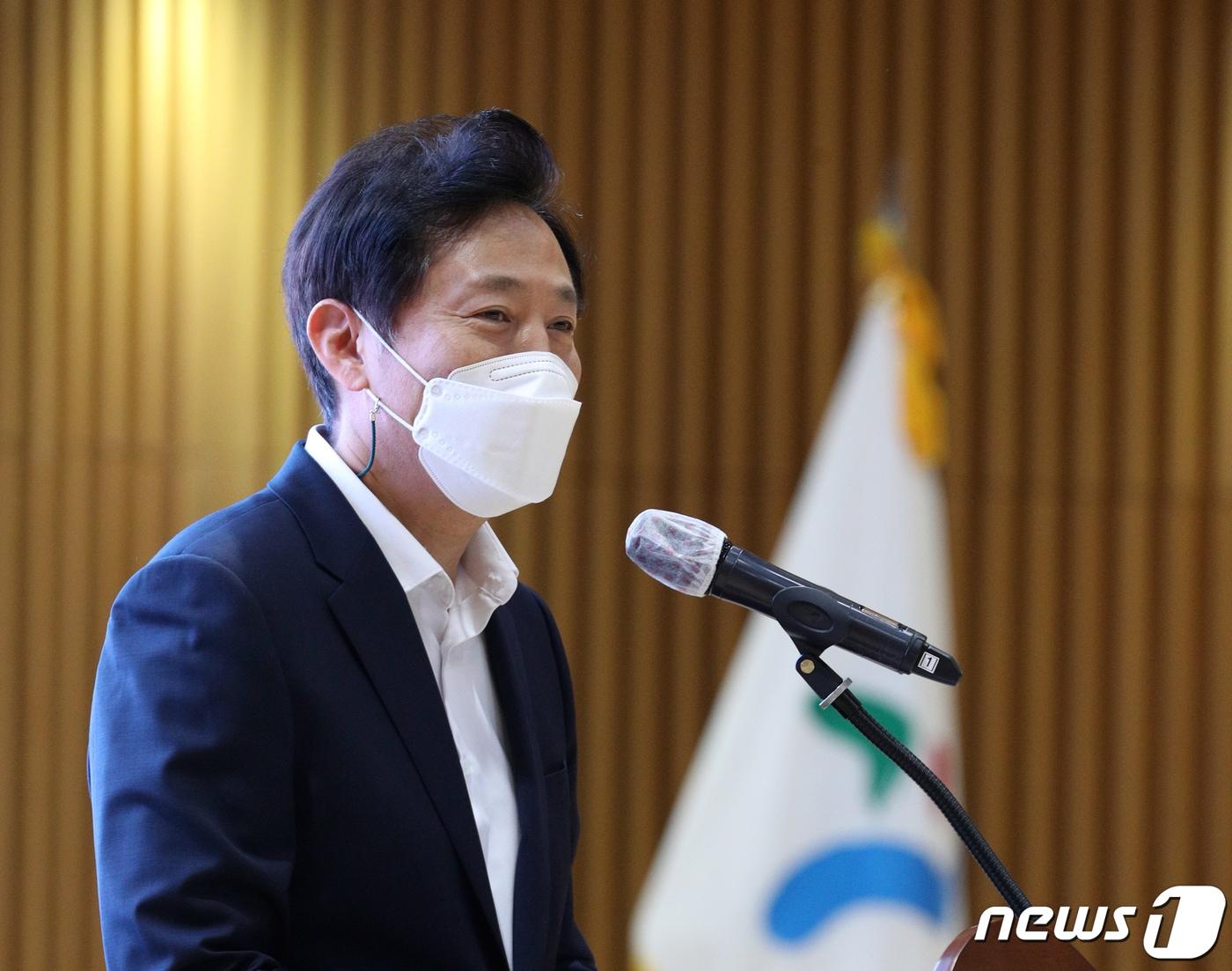 본문 이미지 - 오세훈 서울시장. 2021.9.24/뉴스1 ⓒ News1 신웅수 기자