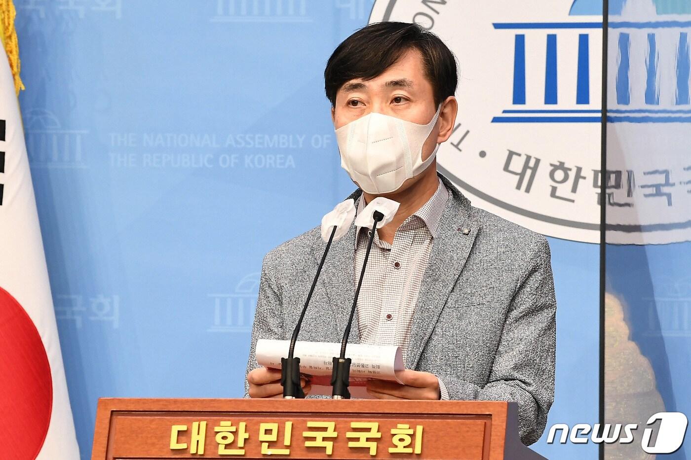 본문 이미지 - 하태경 국민의힘 의원2021.9.27/뉴스1 ⓒ News1 구윤성 기자