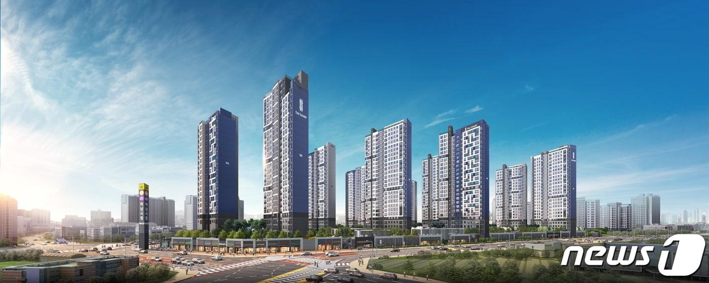 더샵 하남에디피스 투시도.(업체측 제공) ⓒ News1  