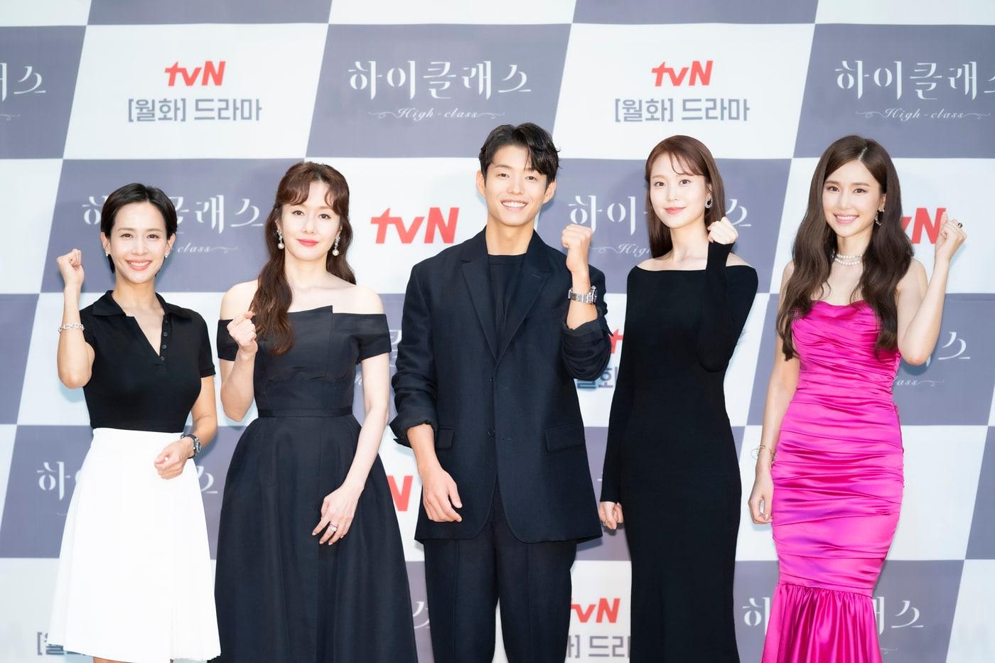 (왼쪽부터) 배우 조여정, 김지수, 하준, 박세진, 공현주 / 사진제공=tvN ⓒ 뉴스1