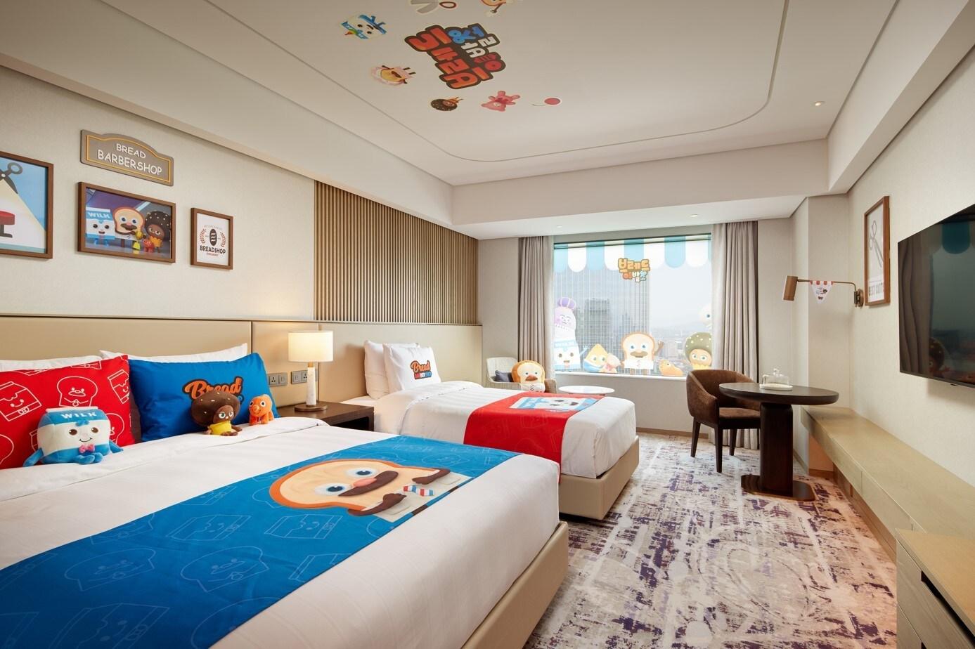 본문 이미지 - 롯데호텔 월드, 브레드 이발소 캐릭터 룸.ⓒ 뉴스1