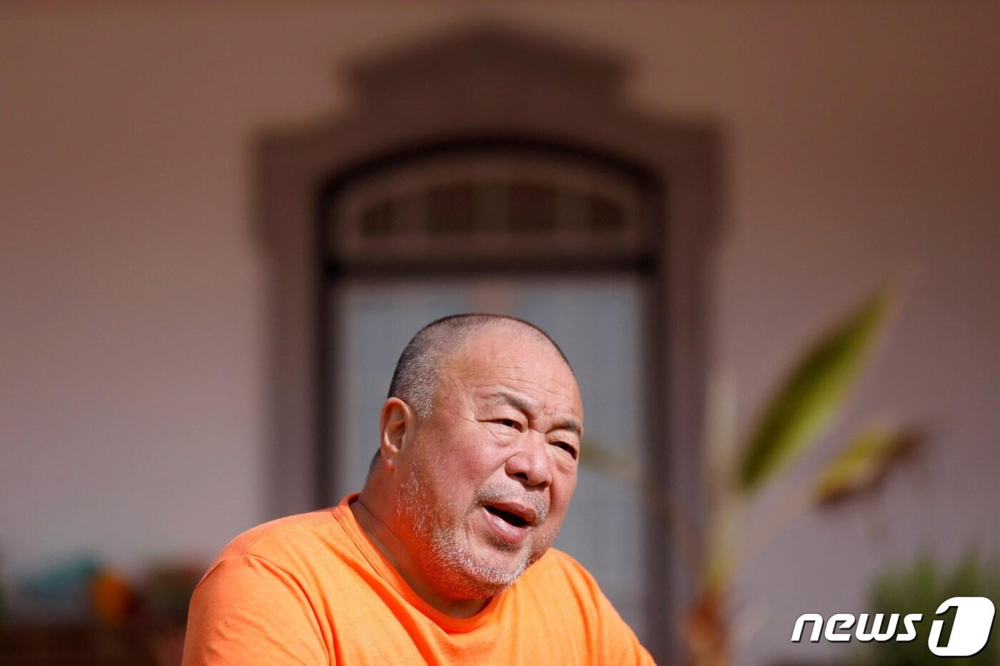 반중 예술가 아이웨이웨이 ⓒ 로이터=뉴스1