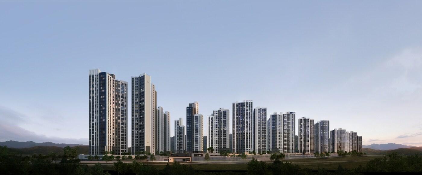 동문건설 '파주 문산역 2차 동문 디 이스트'(동문건설 제공) ⓒ 뉴스1