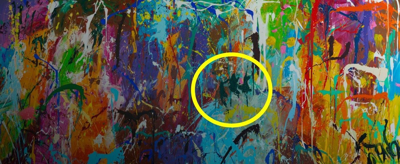 지난 3월 28일 20대 연인에 의해 훼손된 그라피티 예술가 존원의 작품 'Untilted(무제)'. (닉플레이스 홈페이지 갈무리) ⓒ 뉴스1