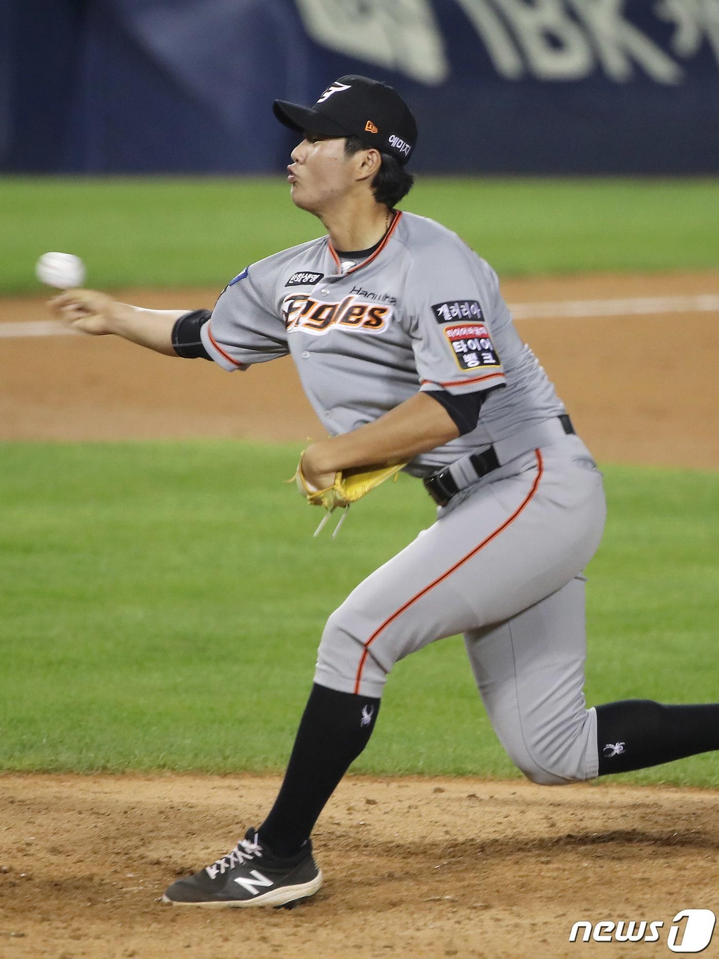 본문 이미지 - 한화 이글스 투수 오동욱. /뉴스1 ⓒ News1 박정호 기자