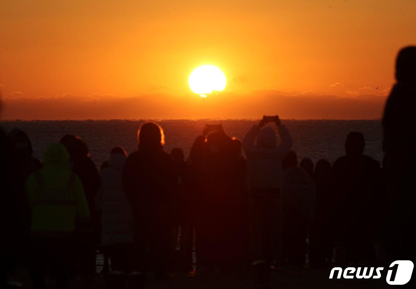 울산 울주군 간절곶 일출. ⓒ News1 윤일지 기자