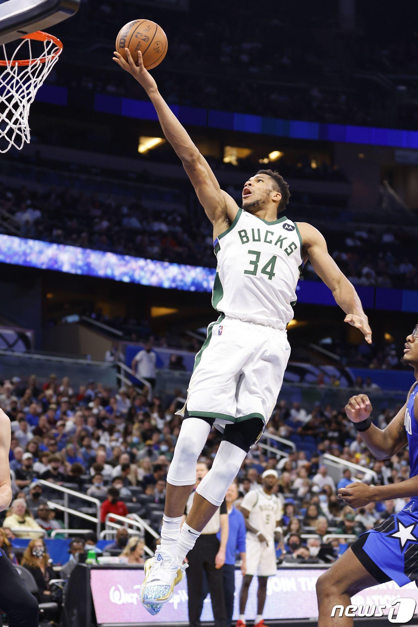 본문 이미지 - 밀워키 벅스 야니스 아테토쿤보. ⓒ AFP=뉴스1