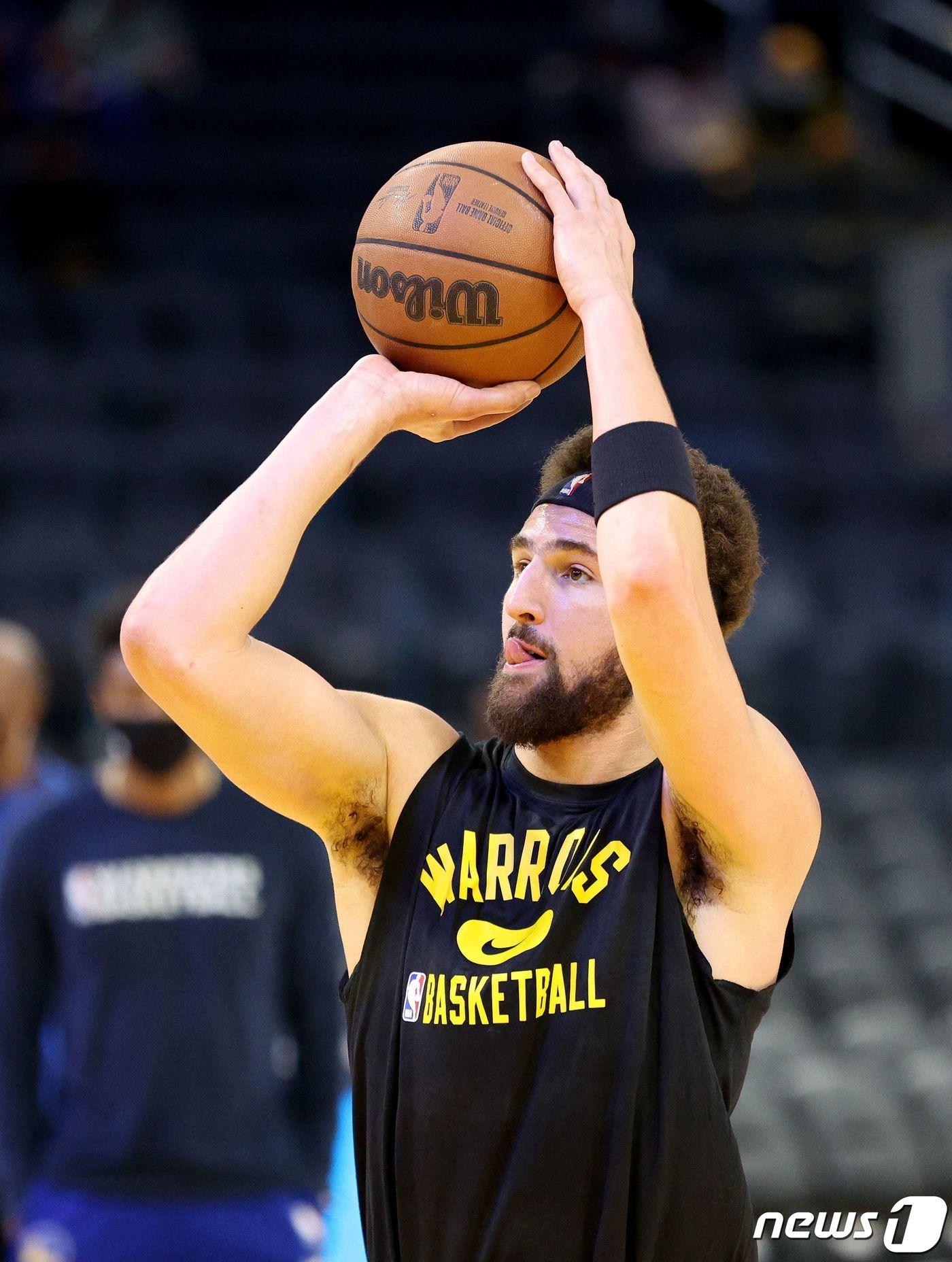 본문 이미지 - 골든스테이트 워리어스 클레이 탐슨. ⓒ AFP=뉴스1 