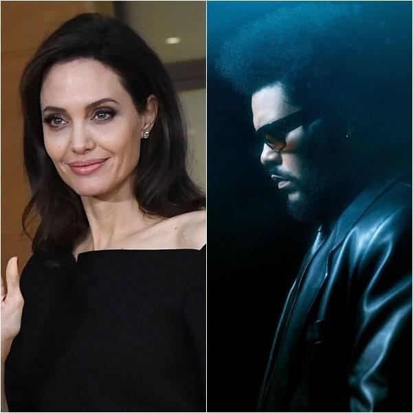 본문 이미지 - 안젤리나 졸리(왼쪽, ⓒ AFP=뉴스1)과 위켄드(유니버설뮤직 제공)