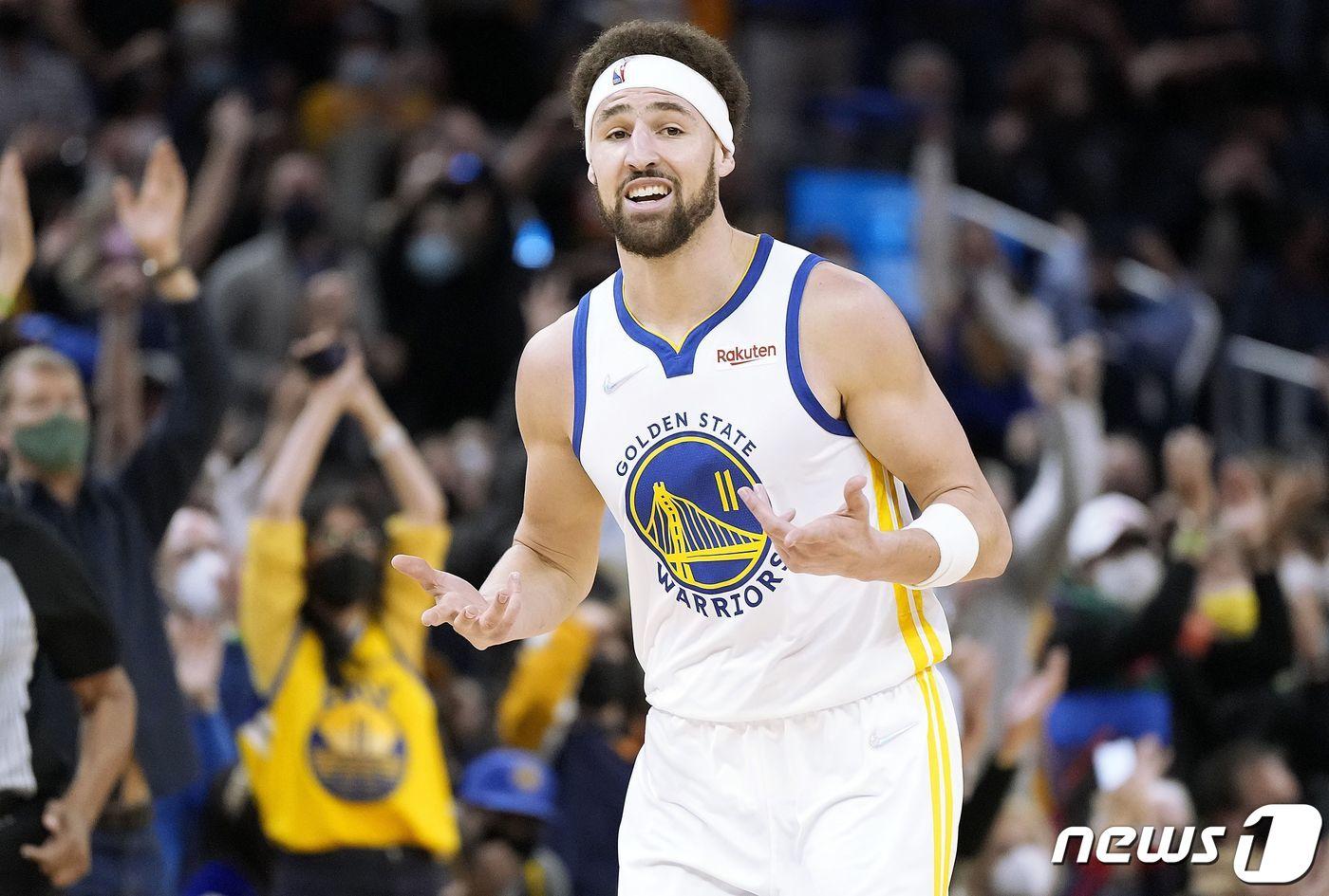 본문 이미지 - 클레이 탐슨이 골든스테이트 워리어스와의 결별 가능성이 높아졌다.ⓒ AFP=뉴스1 ⓒ News1 조재현 기자