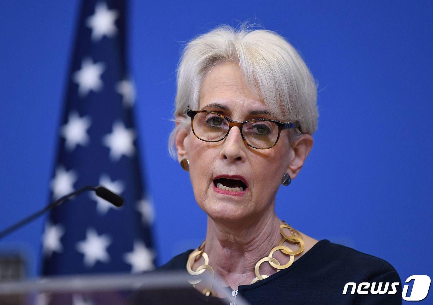 본문 이미지 - 웬디 셔먼 미국 국무 부장관. ⓒ AFP=뉴스1 ⓒ News1 우동명 기자