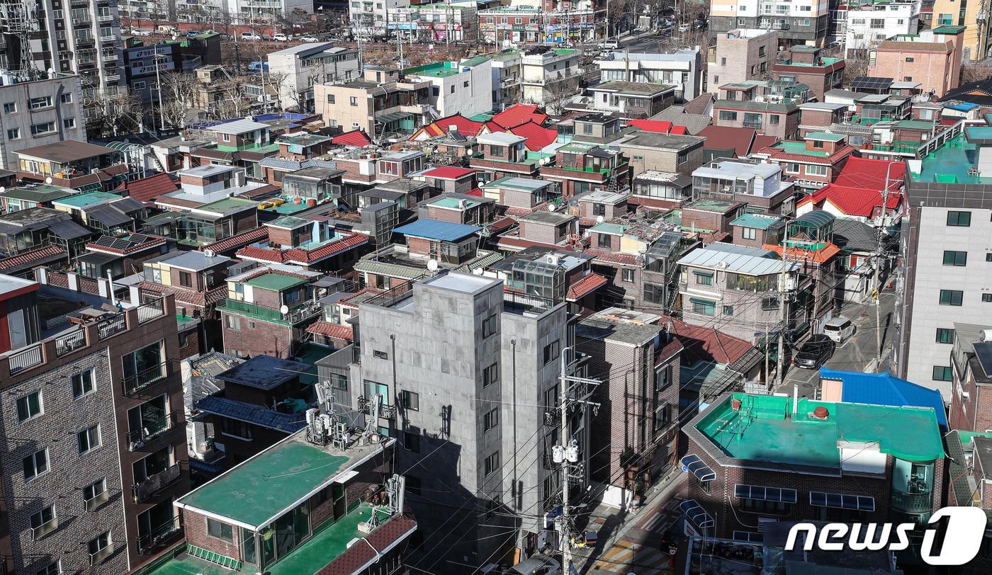 서울시 강북구 번동 일대의 저층 주거지의 모습. (자료사진) /뉴스1 ⓒ News1 박지혜 기자