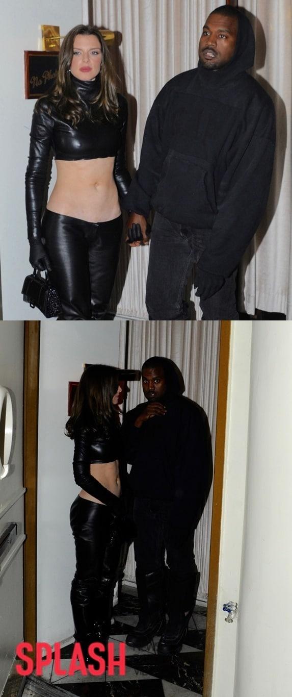 본문 이미지 - 줄리아 폭스(왼쪽), 칸예이 웨스트 Splash News ⓒ 뉴스1