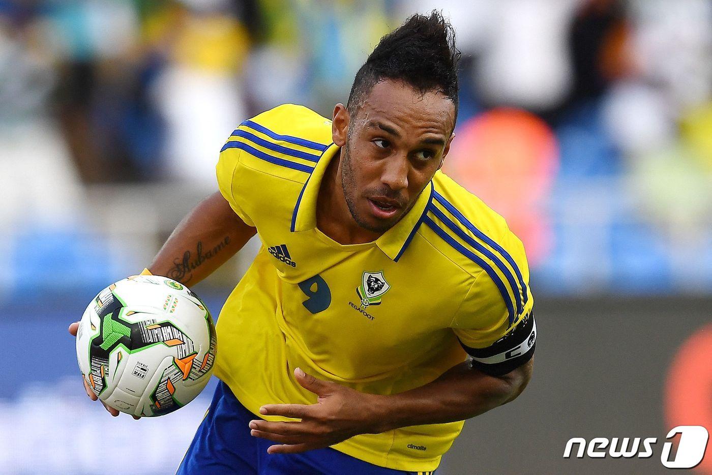 가봉 축구대표팀의 피에르 에메릭 오바메양 ⓒ AFP=뉴스1