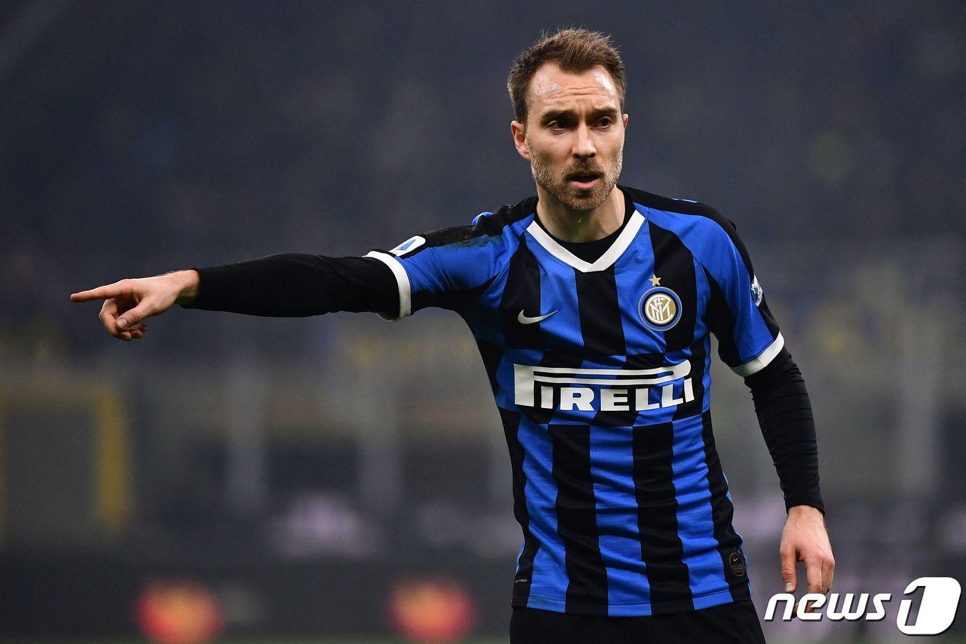 인터 밀란 시절 에릭센의 모습. ⓒ AFP=뉴스1