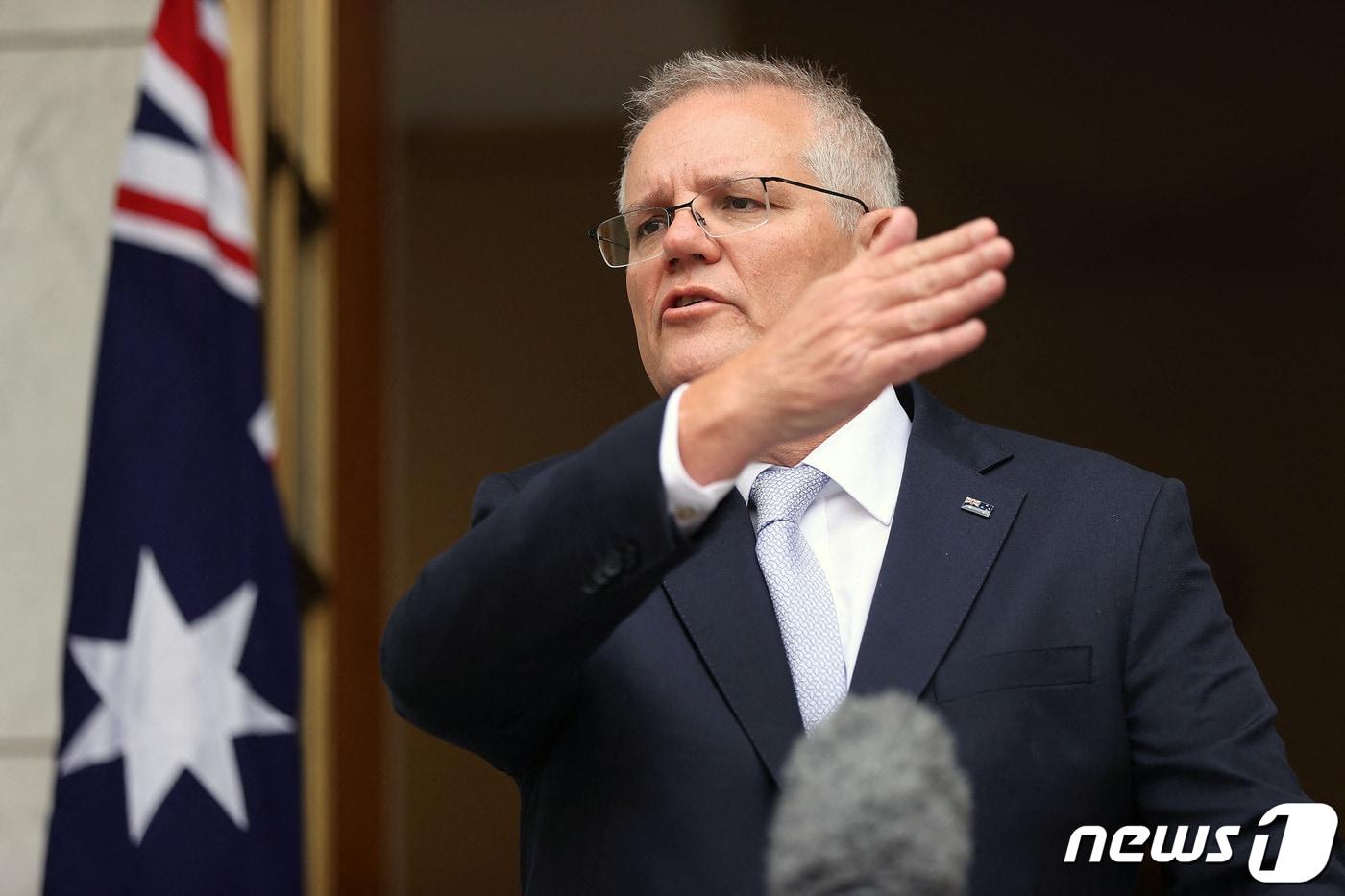 스콧 모리슨 호주 총리. ⓒ AFP=뉴스1 ⓒ News1 김지현 기자
