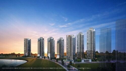 본문 이미지 - 힐스테이트 레이크 송도 4차 투시도 (현대건설 제공) ⓒ 뉴스1