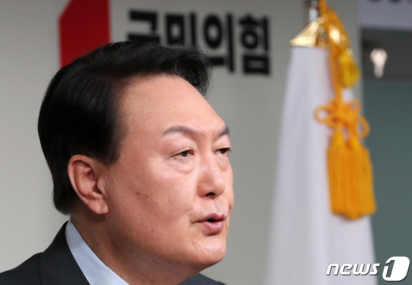 본문 이미지 - 윤석열 국민의힘 대선 후보ⓒ News1 이동해 기자