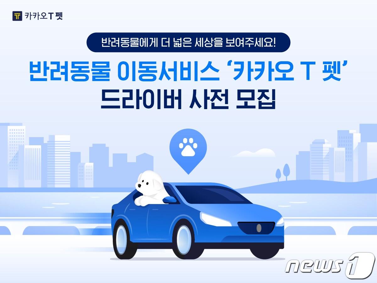 본문 이미지 - 카카오모빌리티, 반려동물 이동 서비스 '카카오T펫' 기사 모집(카카오모빌리티 제공)ⓒ 뉴스1