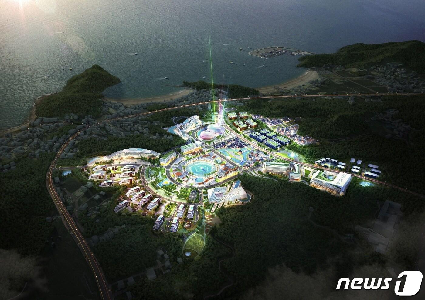 을왕산 아이퍼스 힐 조감도.(인천경제청 제공)ⓒ 뉴스1