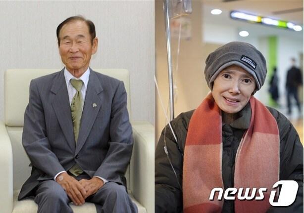 본문 이미지 - 인재 양성을 위해 써 달라며 충남대학교에 전 재산을 기부한 함정옥 선생(왼쪽)과 이현주 여사 (충남대 제공) ⓒ 뉴스1