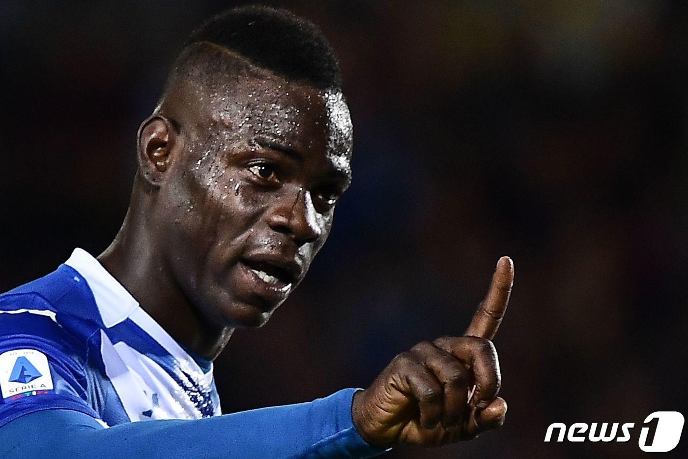 악동으로 유명한 마리오 발로텔리가 코로나19에 확진됐다. ⓒ AFP=뉴스1