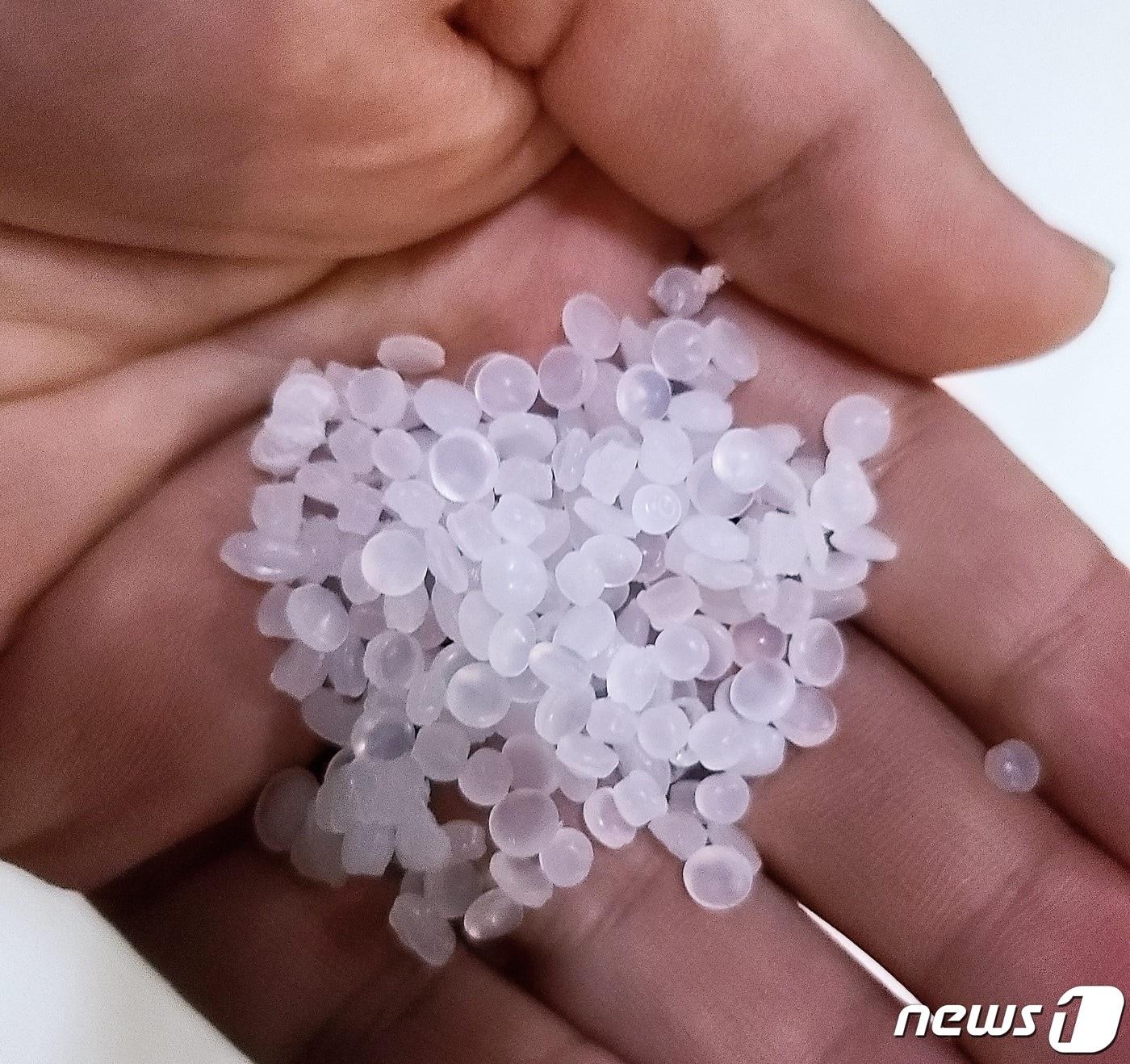 본문 이미지 - 크린랲 랩 생산원료 폴리에틸렌(PE) ⓒ 뉴스1 조현기 기자