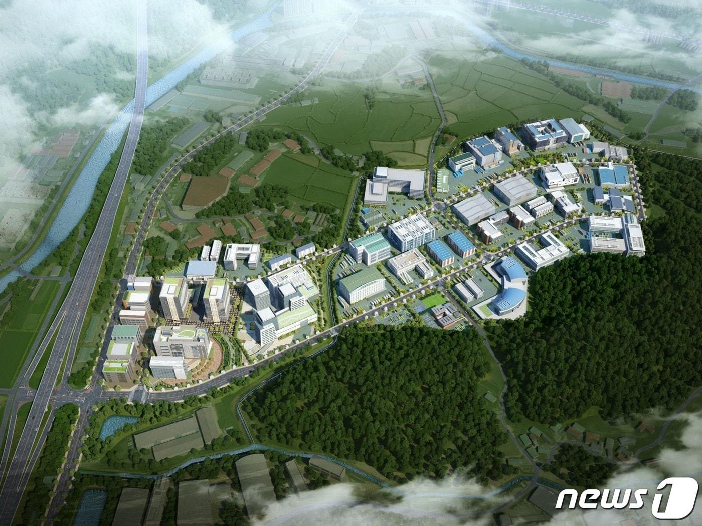 본문 이미지 - 제2용인테크노밸리 조감도.(용인시 제공) ⓒ News1  