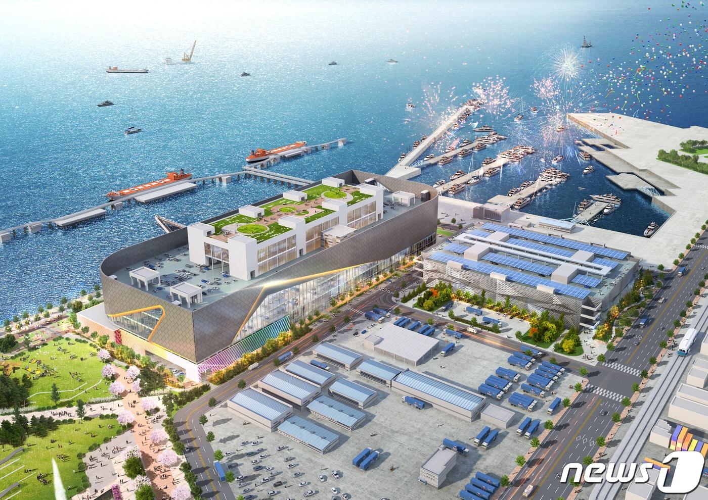 스마트오토밸리 조성사업 조감도(인천항만공사 제공)/뉴스1