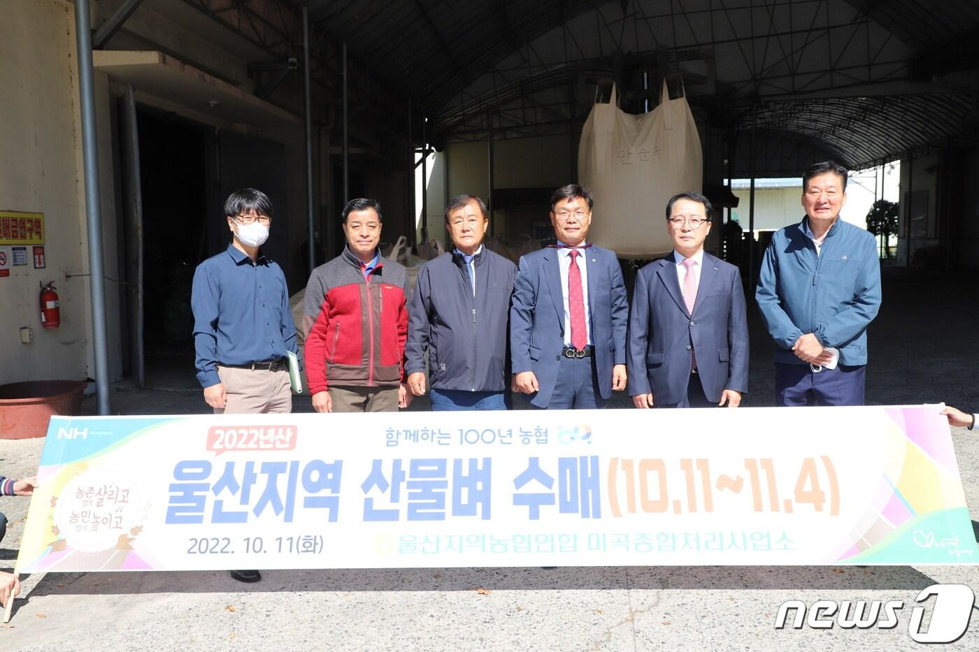 본문 이미지 - 울산농협은 농협연합과 두북농협 등 2곳의 미곡종합처리장에서 11일부터 다음달 4일까지 2022년산 산물벼 수매를 실시한다.