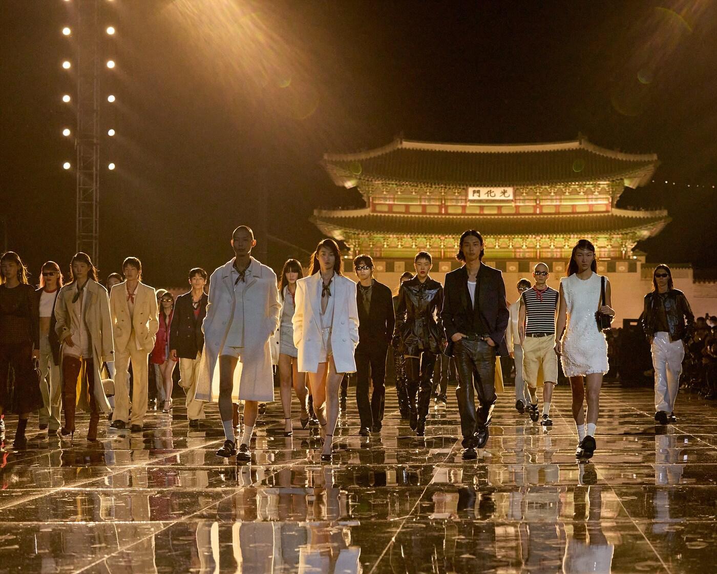 본문 이미지 - 아미 패션쇼 모습.(삼성물산제공)