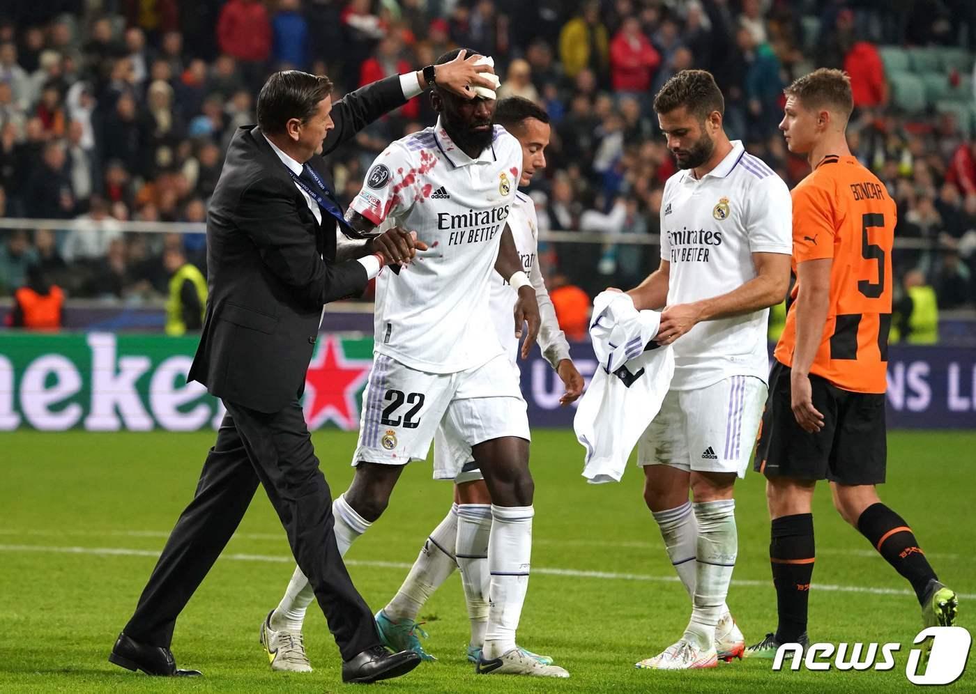 본문 이미지 - 레알 마드리드 수비수 뤼디거 ⓒ AFP=뉴스1