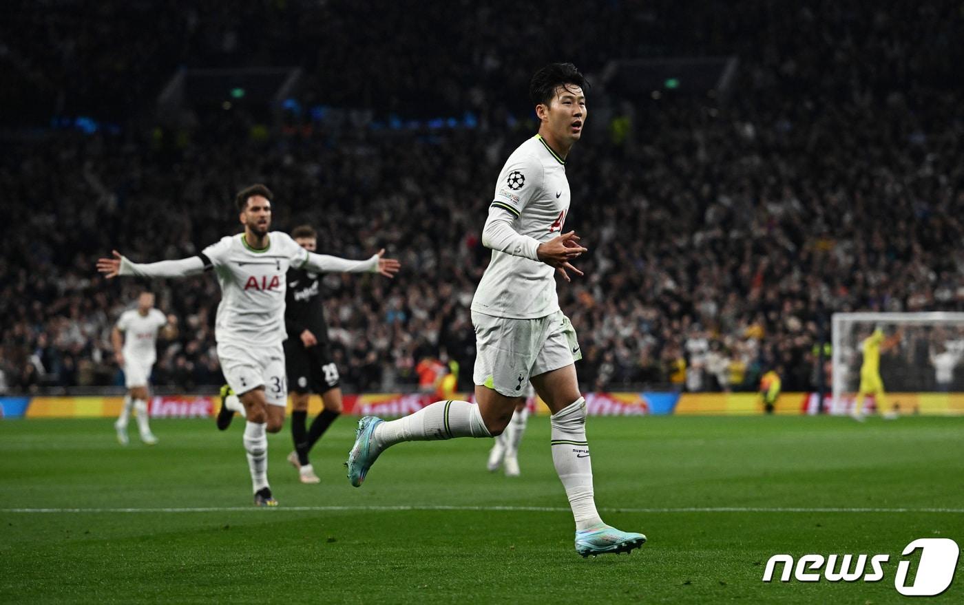 토트넘 홋스퍼의 손흥민. ⓒ 로이터=뉴스1