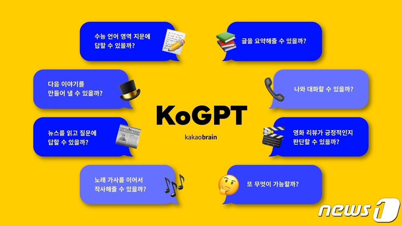 카카오브레인, 초거대 AI 언어 모델 &#39;KoGPT&#39; 오픈 API로 공개&#40;카카오브레인 제공&#41;