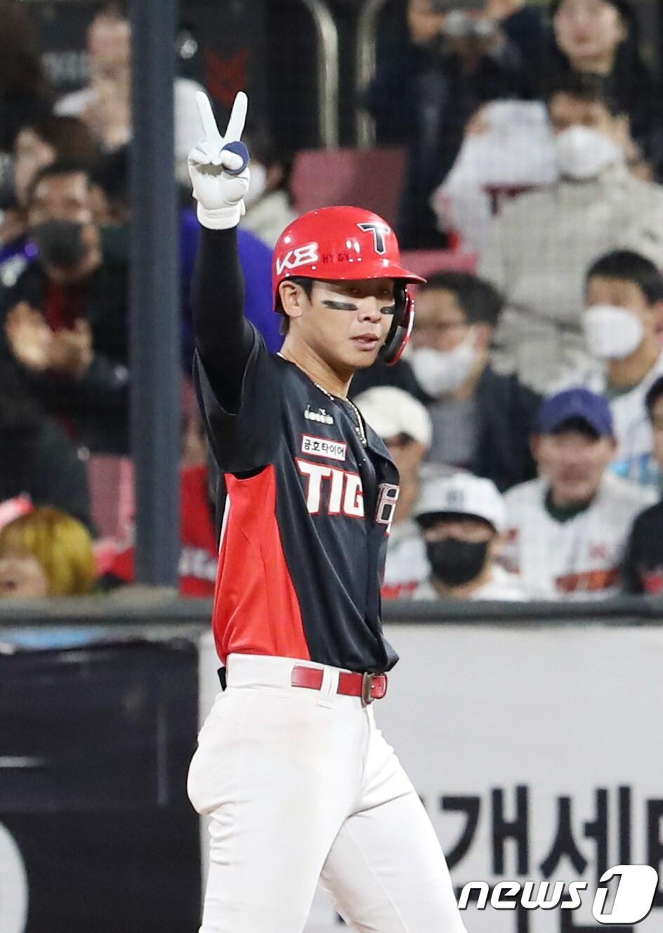 본문 이미지 - KIA 박찬호. 2022.10.13/뉴스1 ⓒ News1 김영운 기자