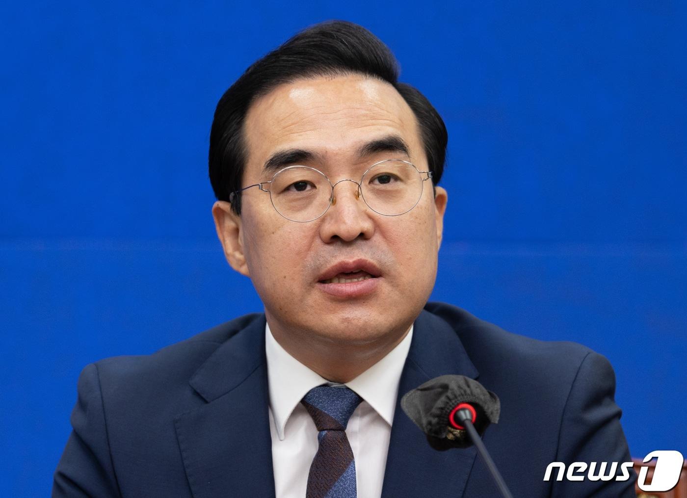 본문 이미지 - 박홍근 더불어민주당 원내대표가 14일 오전 서울 여의도 국회에서 열린 최고위원회의에서 발언하고 있다. 2022.10.14/뉴스1 ⓒ News1 이재명 기자
