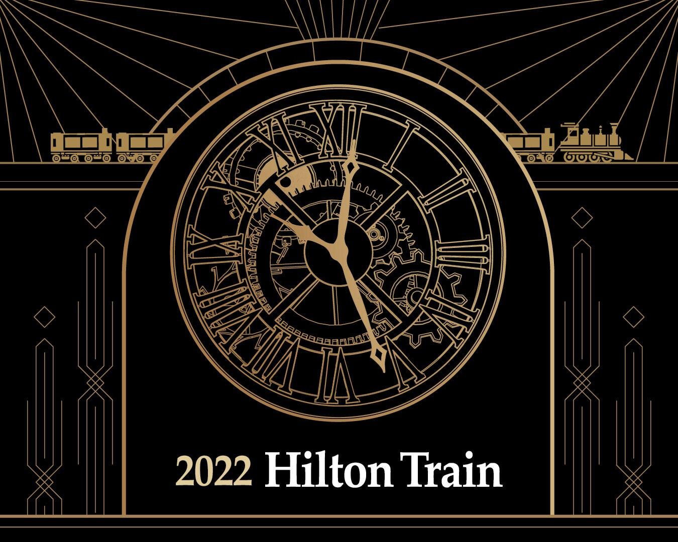 본문 이미지 - 힐튼 열차 포스터(힐튼호텔제공)