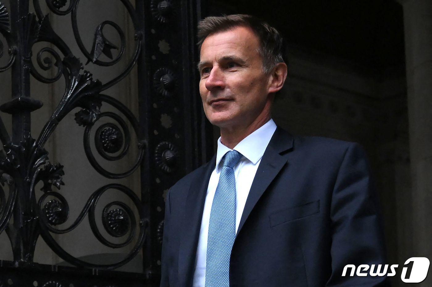 제러미 헌트 영국 재무장관. ⓒ AFP=뉴스1 ⓒ News1 강민경 기자