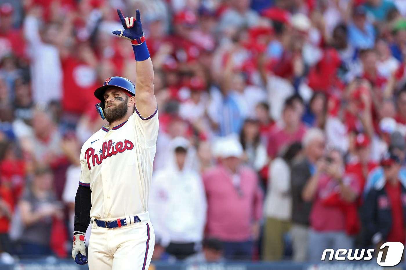 필라델피아 필리스의 브라이스 하퍼. ⓒ AFP=뉴스1