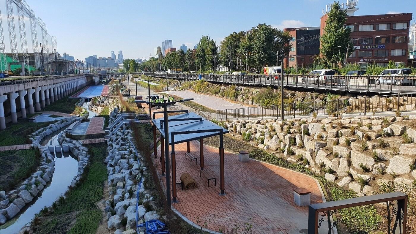 서울 성동구 용답동 일대 전농천. (성동구 제공)