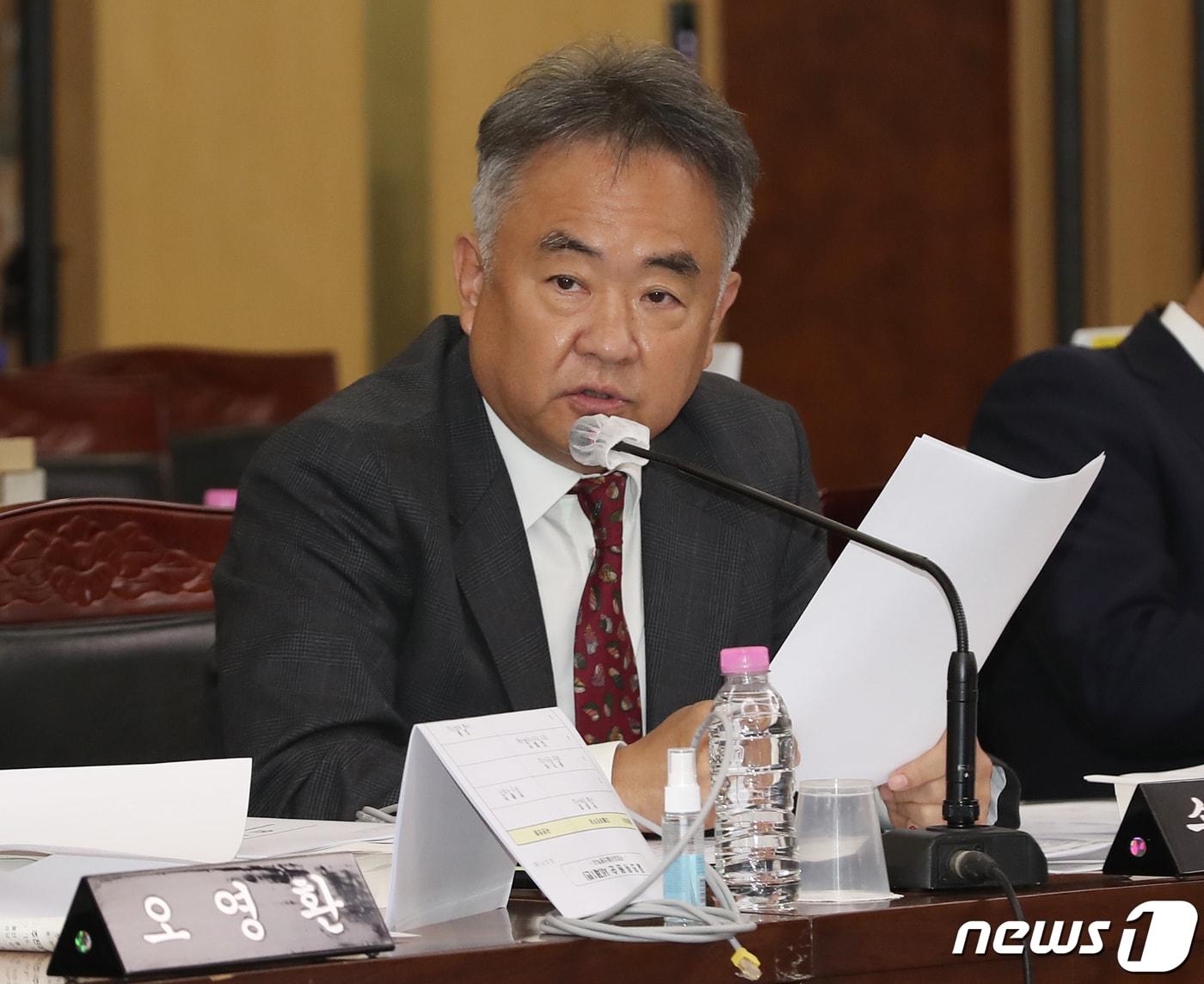 본문 이미지 - 송재호 더불어민주당 의원. 2022.10.17/뉴스1 ⓒ News1 윤일지 기자