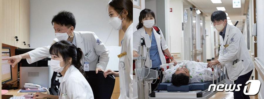 본문 이미지 - 이승현 신속대응팀 교수(첫번째 사진), 곽원건 교수 (경희대학교병원 제공)