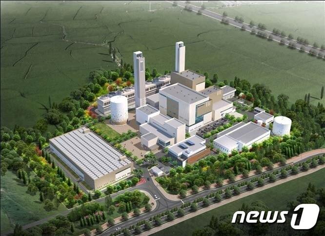 본문 이미지 - 충남 내포 집단에너지 시설 조감도. /뉴스1