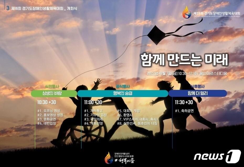 본문 이미지 - 경기도 장애인생활체육대회가 용인미르스타디움을 주 경기장으로 7~8일 용인시 일원에서 개막된다.(용인시 제공)
