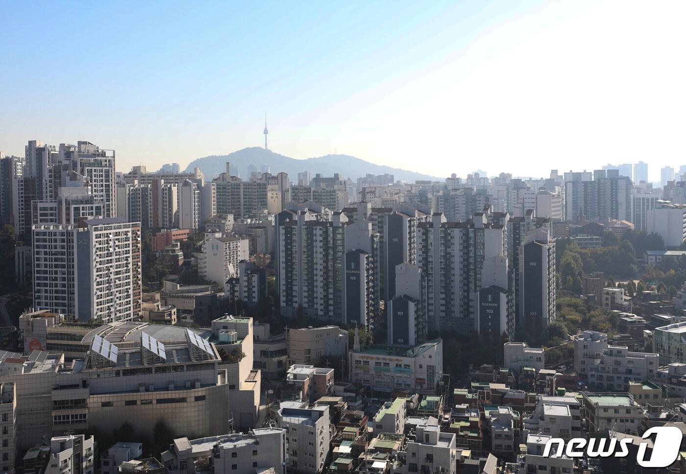 본문 이미지 - 서울 마포구 아파트 단지들. 2022.10.20/뉴스1 ⓒ News1 신웅수 기자