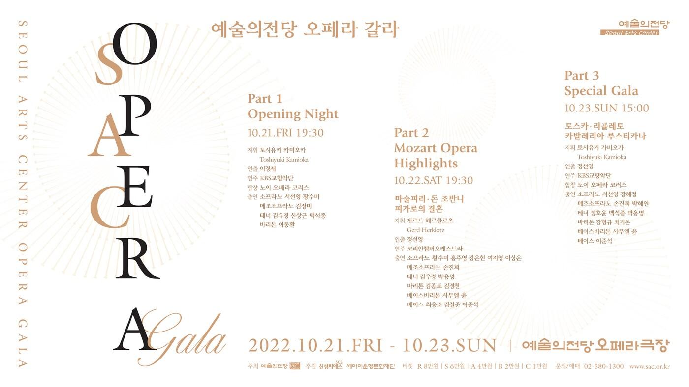 본문 이미지 -  예술의전당 '오페라 갈라' 포스터. (예술의전당 제공) 