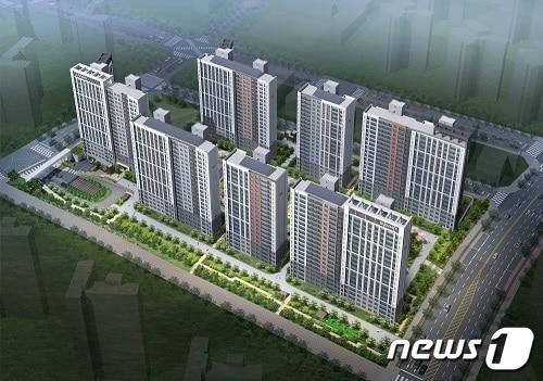 본문 이미지 - &#39;호반써밋 웨스트파크&#39; 조감도. &#40;호반산업 제공&#41;